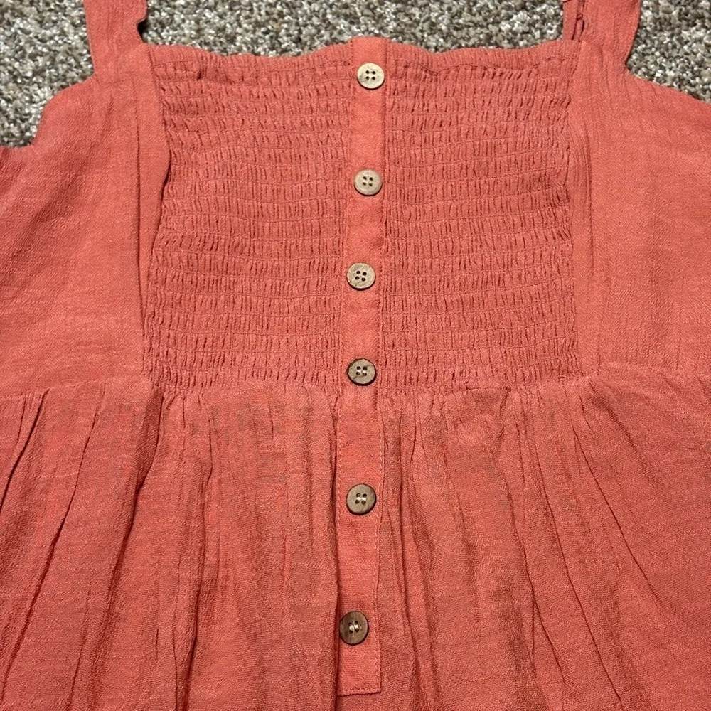 Wishlist Terracotta Button-Front Maxi Dress - Picture 11 of 14